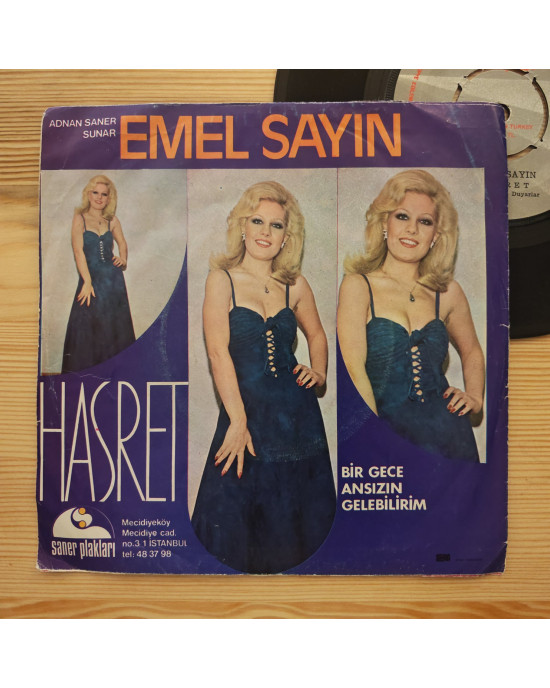 Emel Sayın - Hasret / Bir Gece Ansızın Gelebilirim - 45'lik Emel Sayın - Hasret / Bir Gece Ansızın Gelebilirim - 45'lik